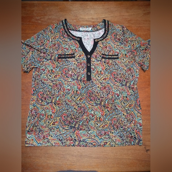 Zhongnida Tops - Zhongnida Paisley Shirt
